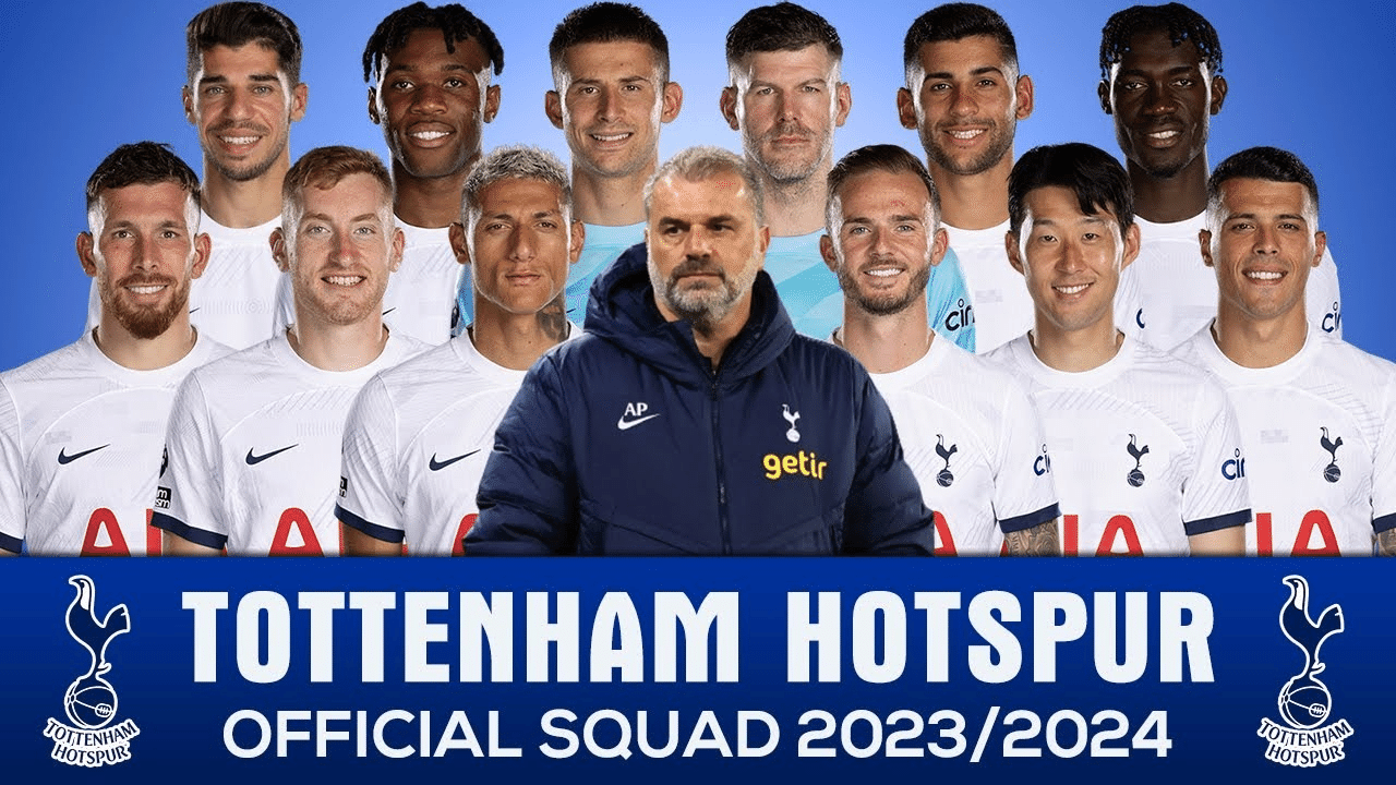 Cập nhật danh sách cầu thủ Tottenham ở mùa giải 2023-2024