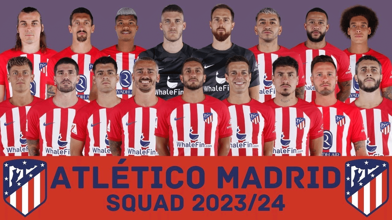 Atletico Madrid cầu thủ 2023/2024: Danh sách, số áo cầu thủ