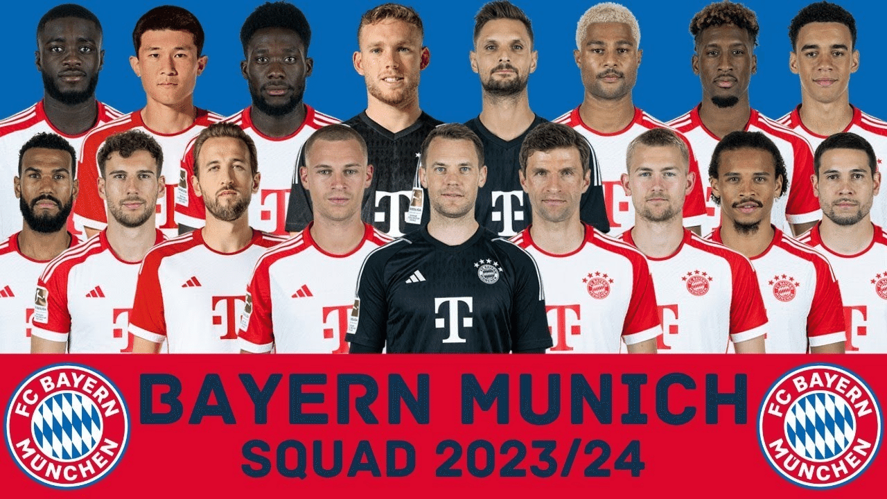 Danh sách Bayern cầu thủ mùa giải 2023 mới nhất