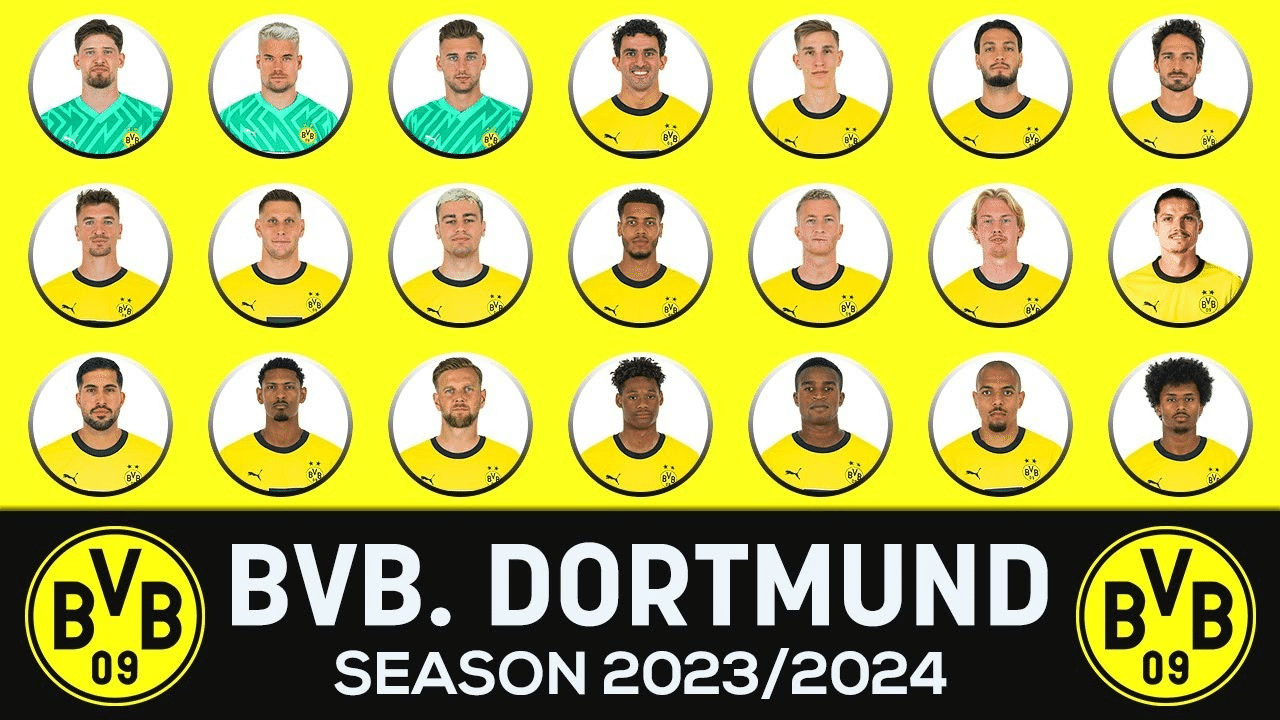 Cập nhật chi tiết cầu thủ Dortmund mới nhất